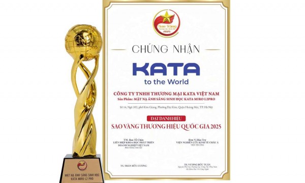 KATA Tech ghi dấu ấn với giải thưởng Sao Vàng Thương Hiệu Quốc Gia 2025